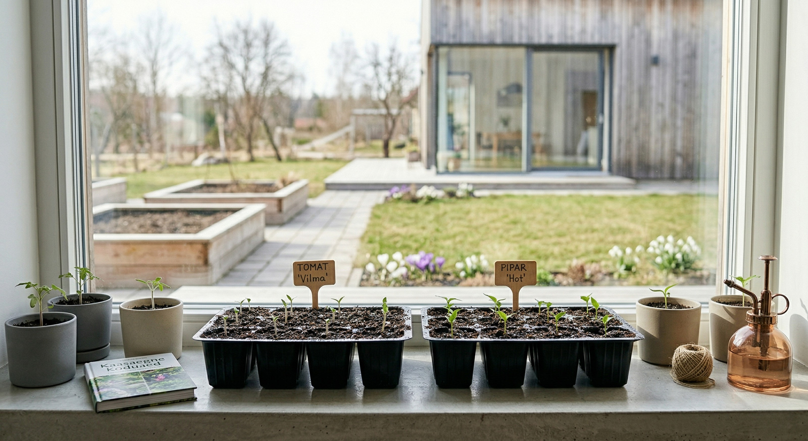 Nipid edukaks alguseks - tomatite ja paprikate ettekasvatamine